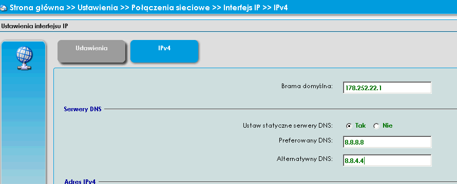 Podłączenie routera światłowodowego