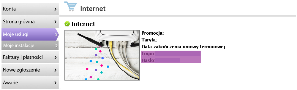 Netia On-line - login i hasło dla usługi Internet